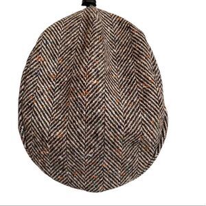 Vintage Herringbone Madcaps Newsboy Cap